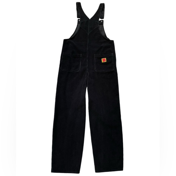 Like New | Black Corduroy Bib Overalls, Loose Fit - Picture 4 of 15